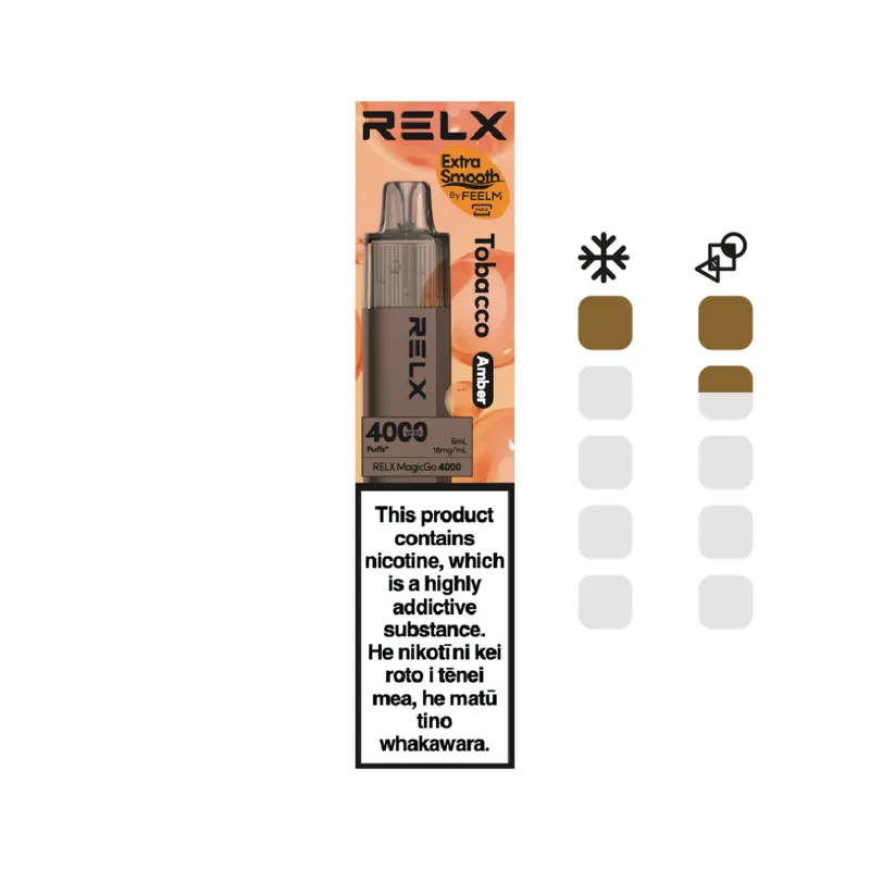 RELX MagicGo 4000 Tobacco (Amber)
