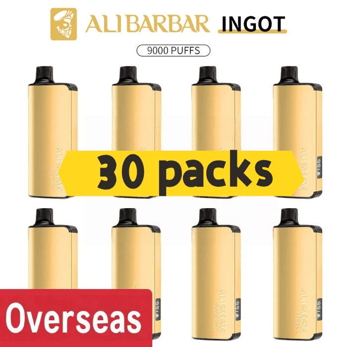 Alibarbar Ingot 9000 puffs-30 pack Multiple flavors(Ship from oversea)