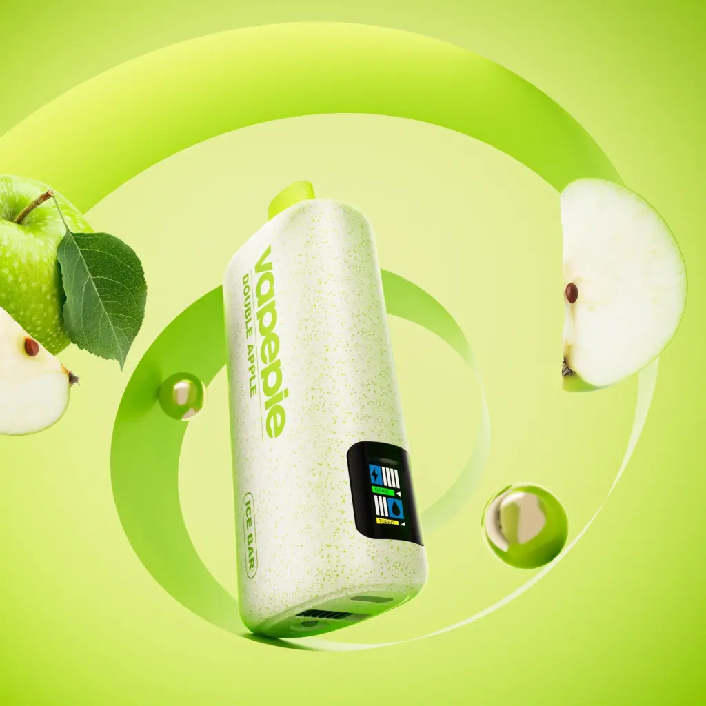 Vapepie Powergo 9800 Puffs Double Apple