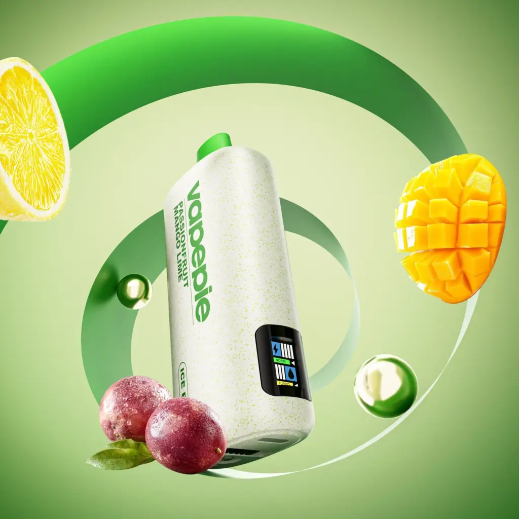 Vapepie Powergo 9800 Puffs Passionfruit Mango Lime