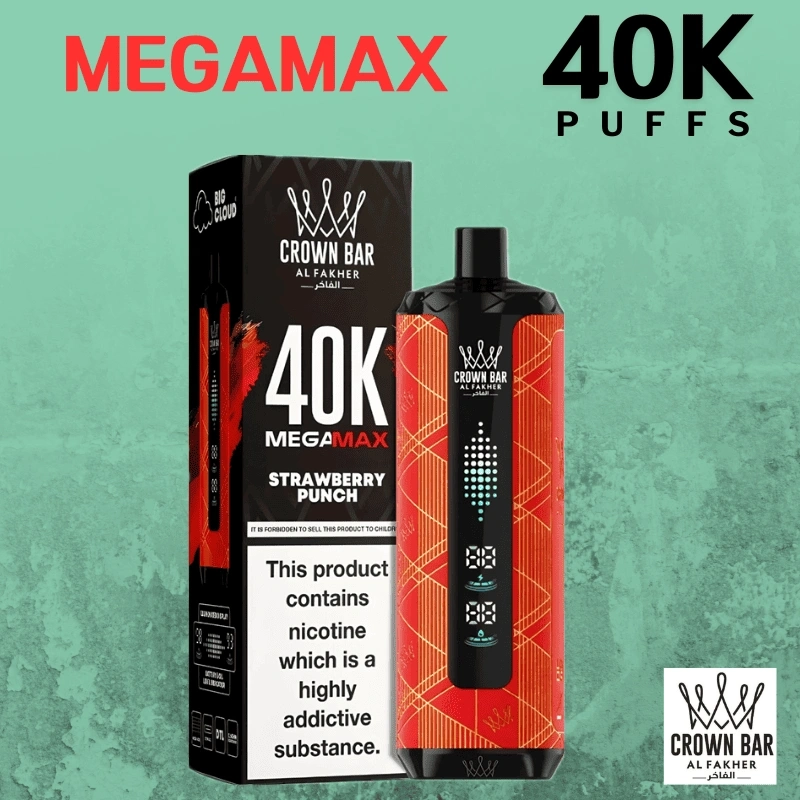 Al Fakher Crown Bar Mega Max 40000 Puffs-5 packs or more