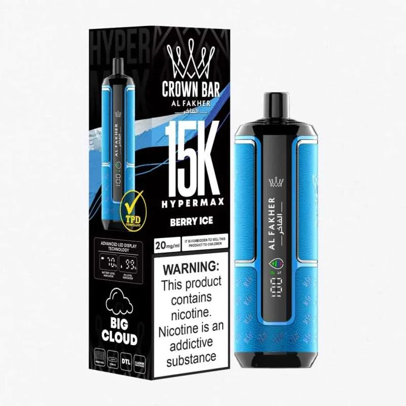 Al Fakher Crown Bar Ice Adjust 15000 -10 packs or more