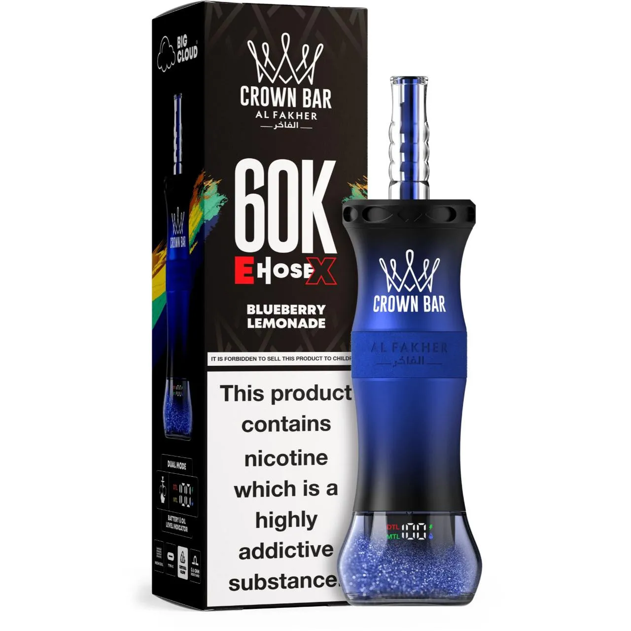 Al Fakher Crown Bar E Hose X 60k Puffs -10 packs (shipped from Overseas) - Image 11