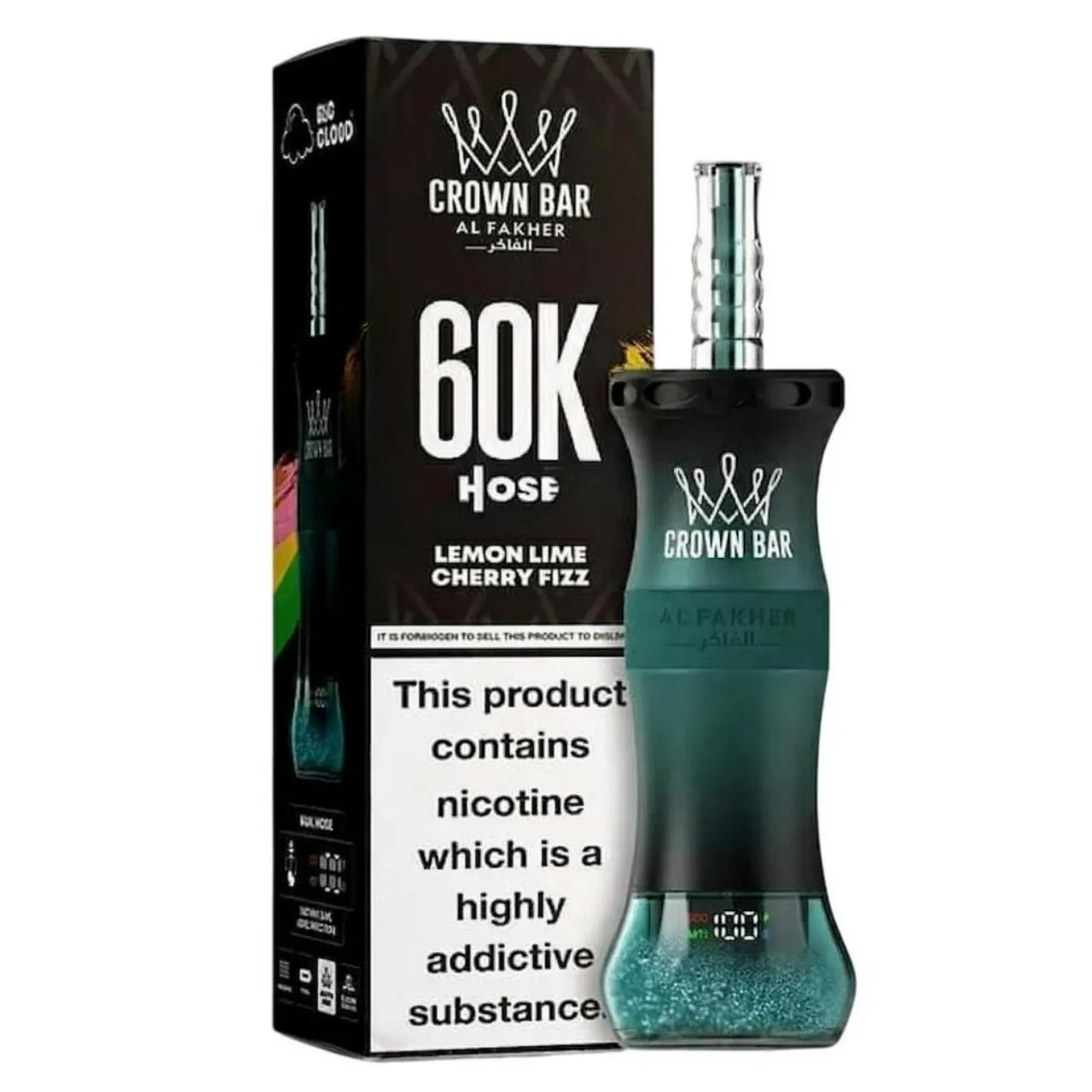 Al Fakher Crown Bar E Hose X 60k Puffs -10 packs (shipped from Overseas) - Image 4