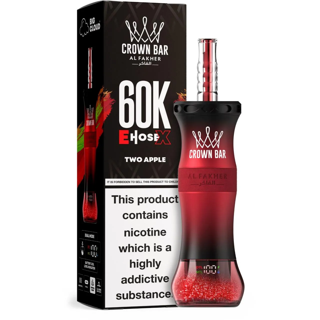 Al Fakher Crown Bar E Hose X 60k Puffs -10 packs (shipped from Overseas) - Image 20
