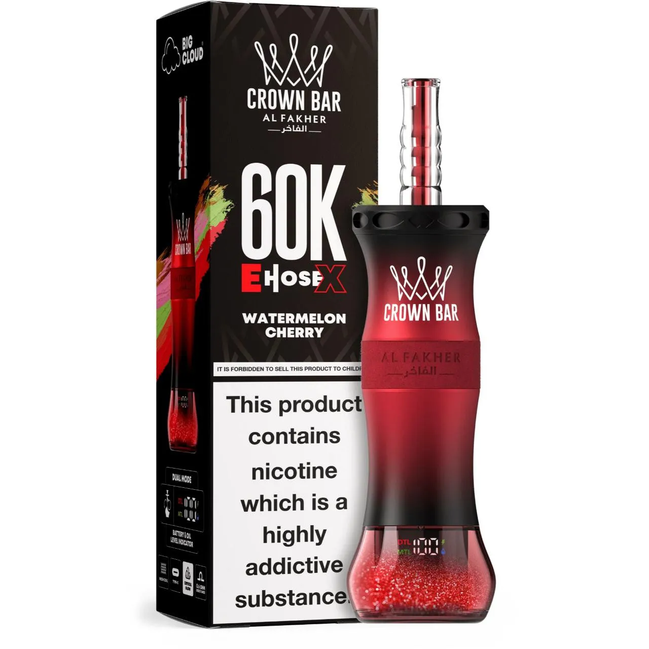 Al Fakher Crown Bar E Hose X 60k Puffs -10 packs (shipped from Overseas) - Image 21