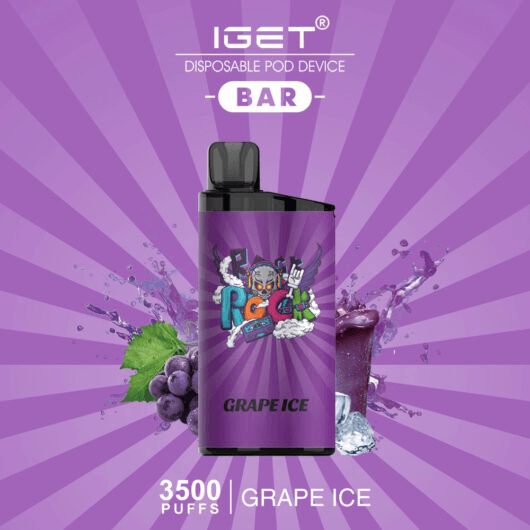 IGET BAR GRAPE ICE 3500 Puffs