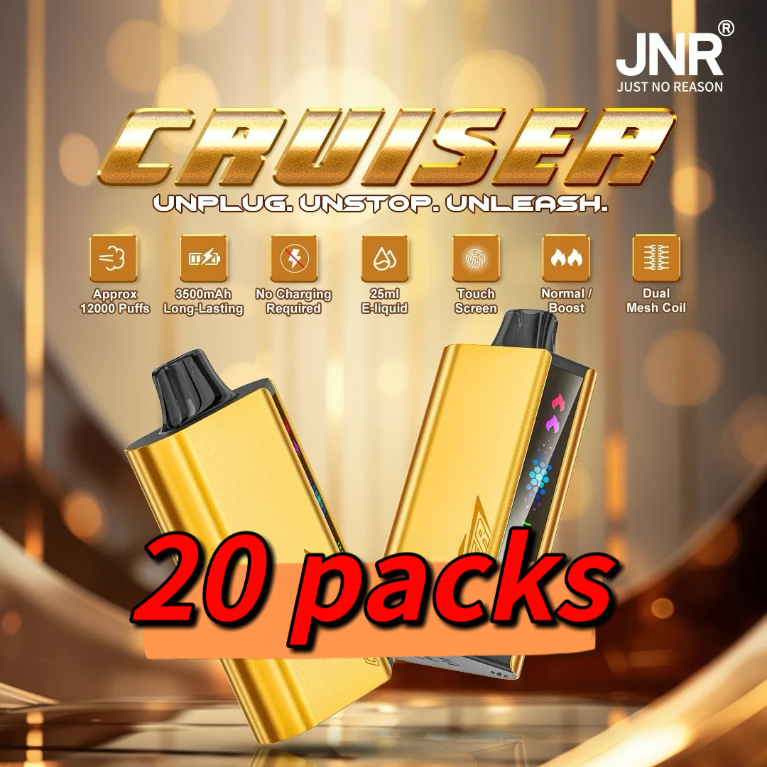 JNR Cruiser 12000 Puffs –20 packs (Ship from oversea)