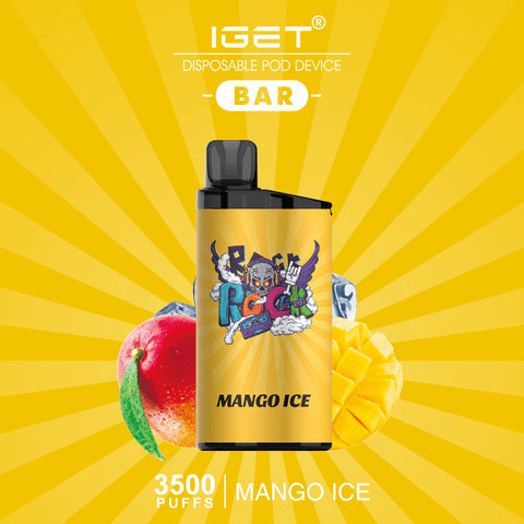 IGET BAR MANGO ICE 3500 Puffs