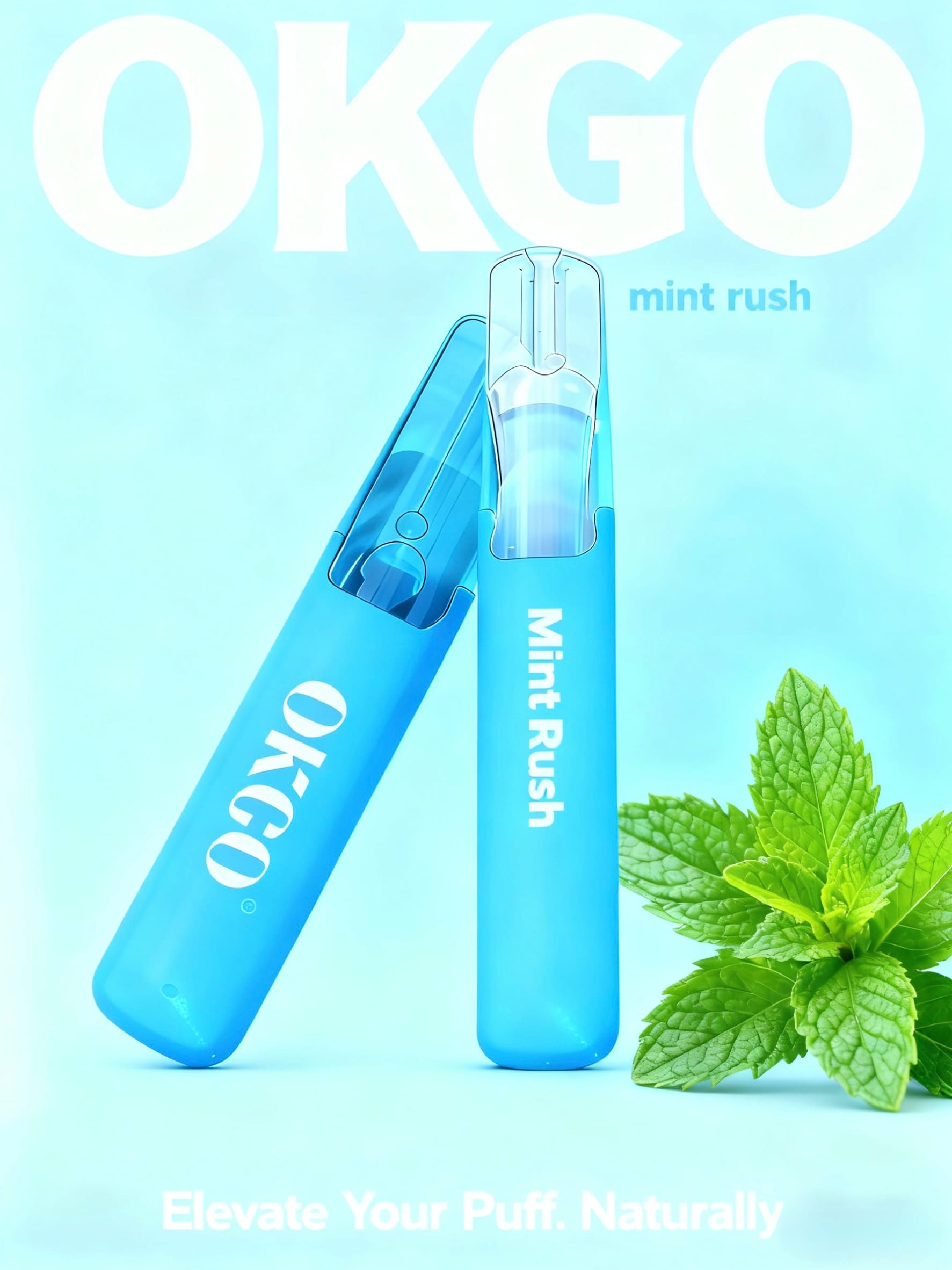 OKGO 6500 Puffs Mint rush -10 Pack