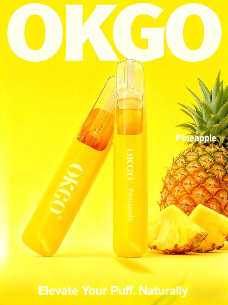 OKGO 6500 Puffs Pineapple-10 Pack