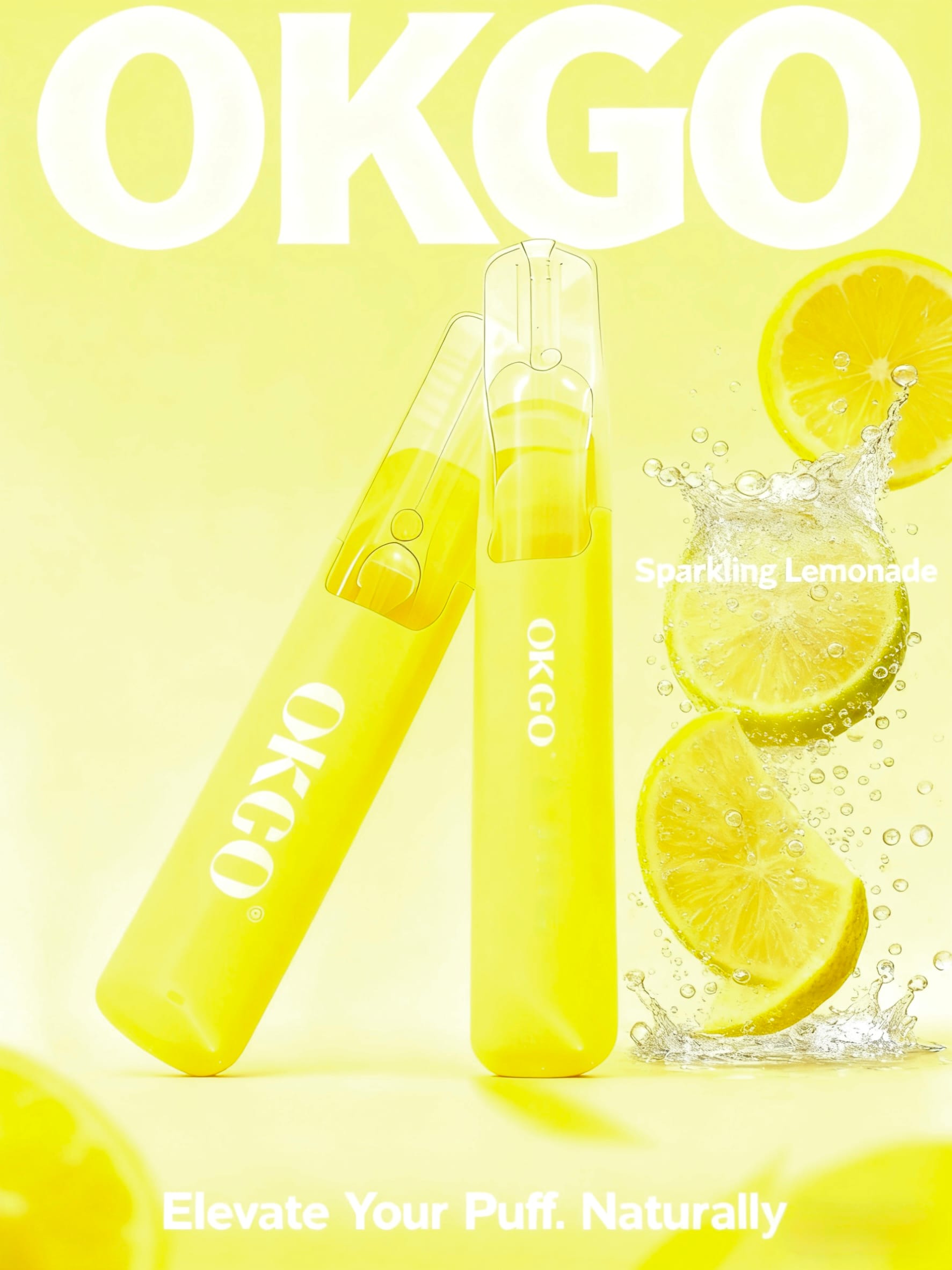 OKGO 6500 Puffs Sparkling Lemonade-10 Pack