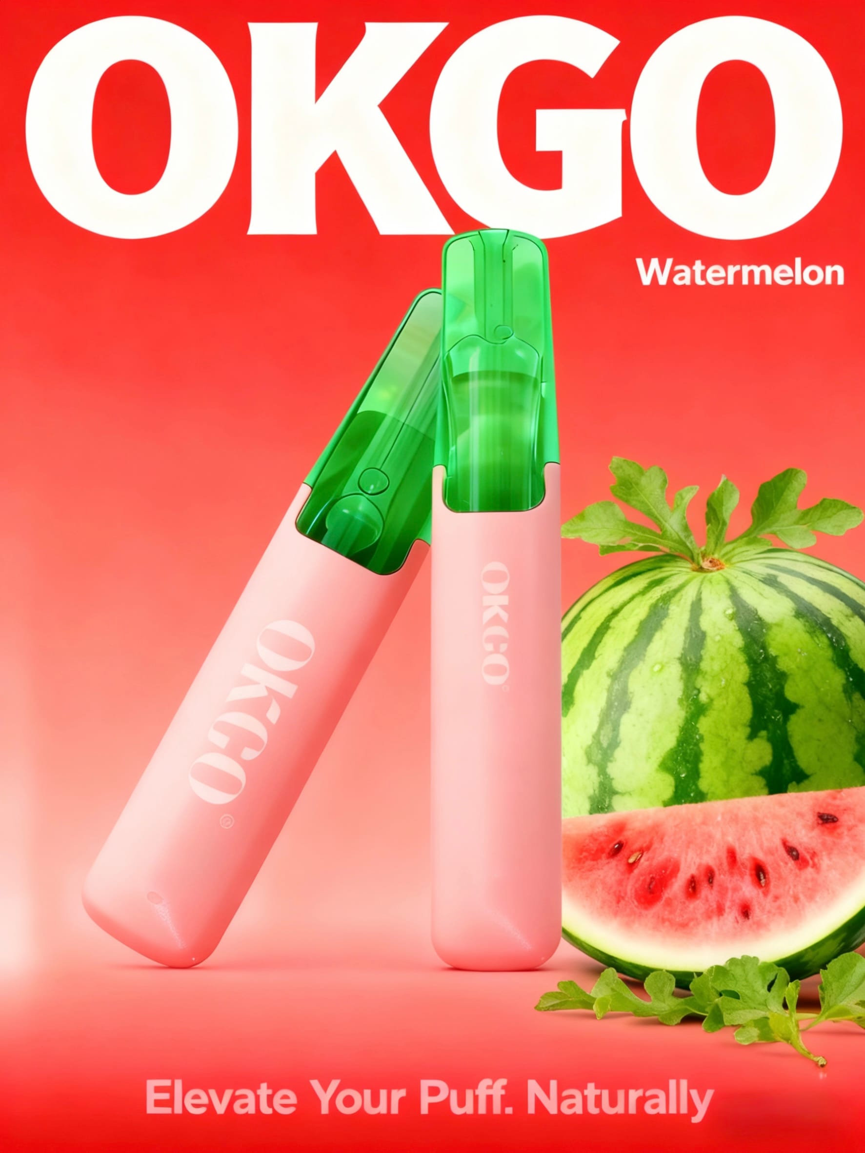 OKGO 6500 Puffs Watermelon -10 Pack
