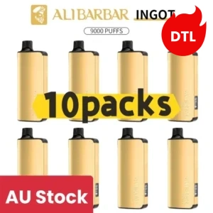 ALIBARBAR INGOT 9000 Puffs DTL Version - 10 Packs