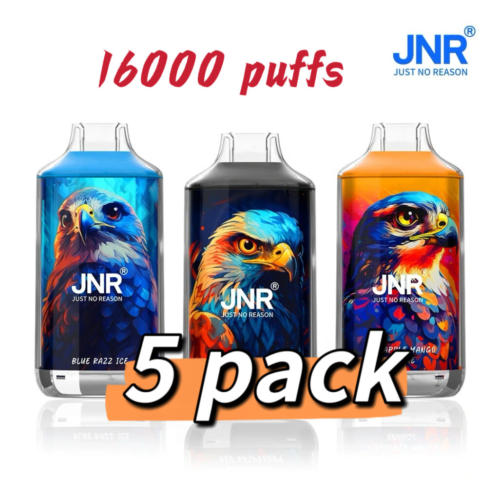 JNR Falcon 16000 Puffs 5 Packs (Ship from oversea)