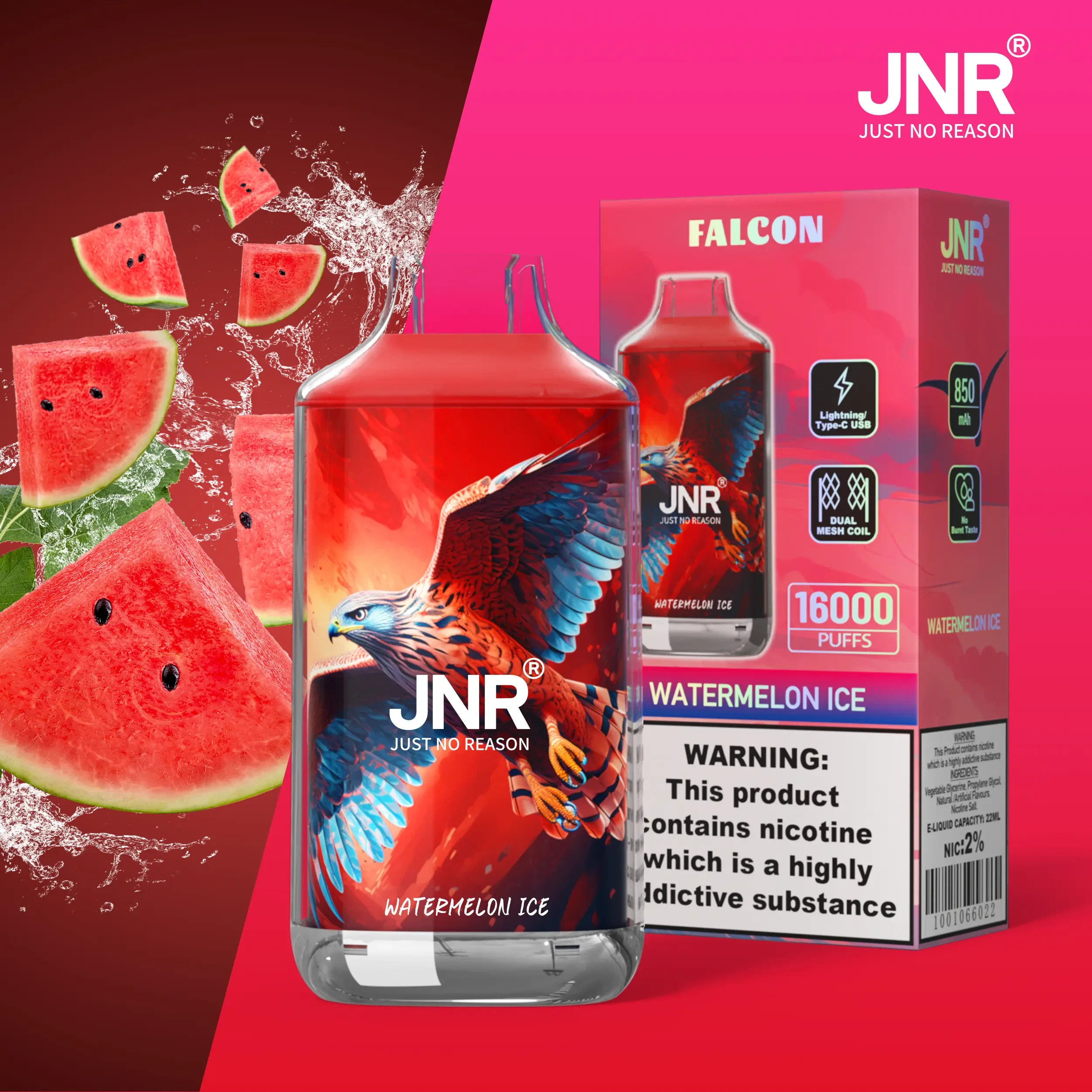 JNR Falcon 16000 Puffs 30 Packs (Ship from oversea) - Image 4