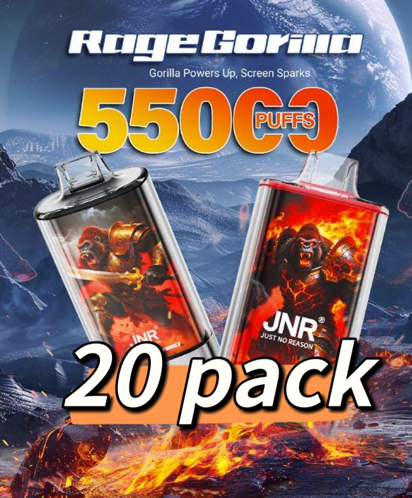 JNR Rage Grilla 55000 Puffs 20 Packs (Ship from oversea)