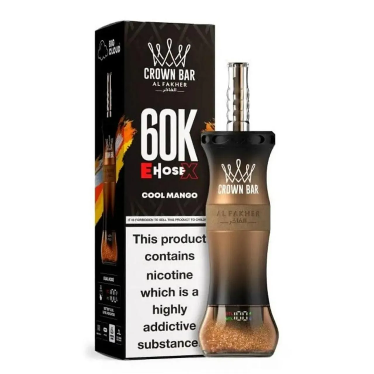 close-up of Wala YO 18000 tobacco vape with tobacconist busselton guide notes