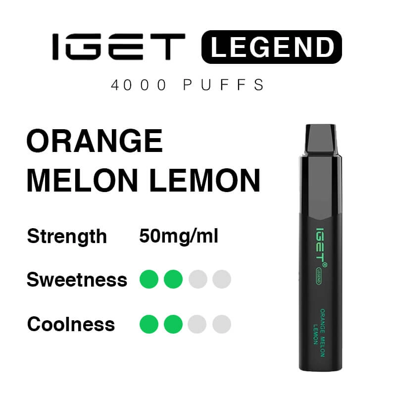 Hands of an Australian vaper holding an IGET One Strawberry, illustrating proper usage and the goget number on the device