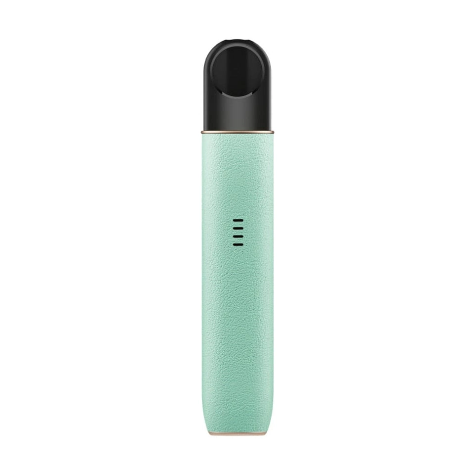 Comparison image of IGET Bar Pod next to a standard disposable, showing size difference and battery port - iget bar pod